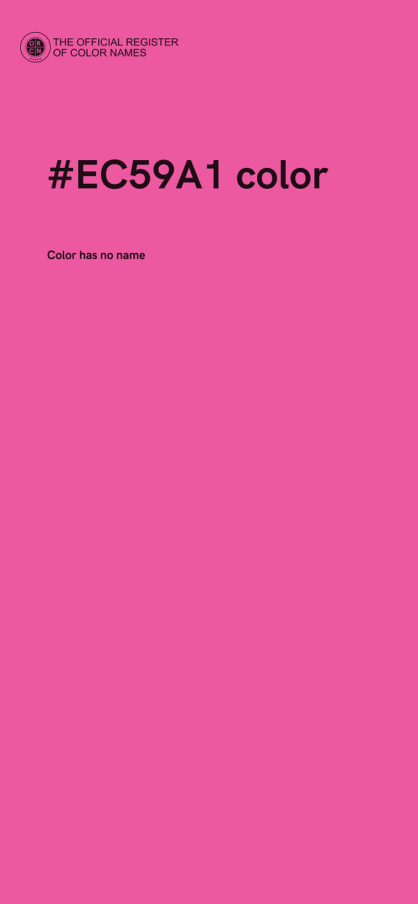 #EC59A1 color image
