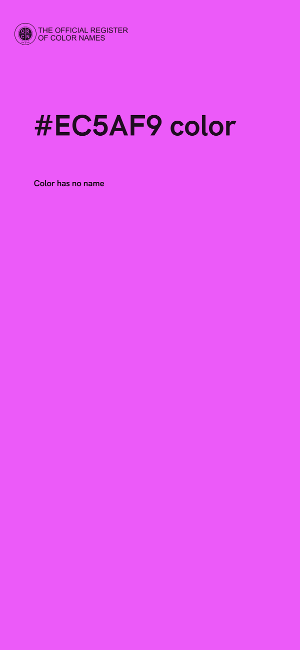 #EC5AF9 color image