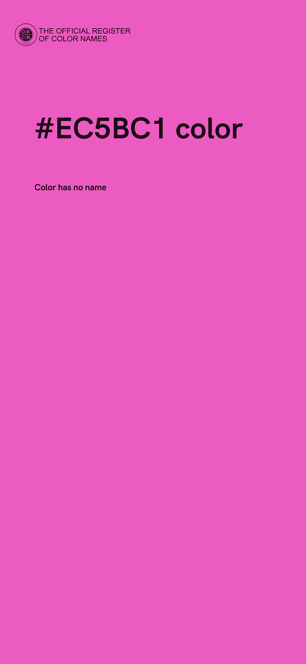 #EC5BC1 color image