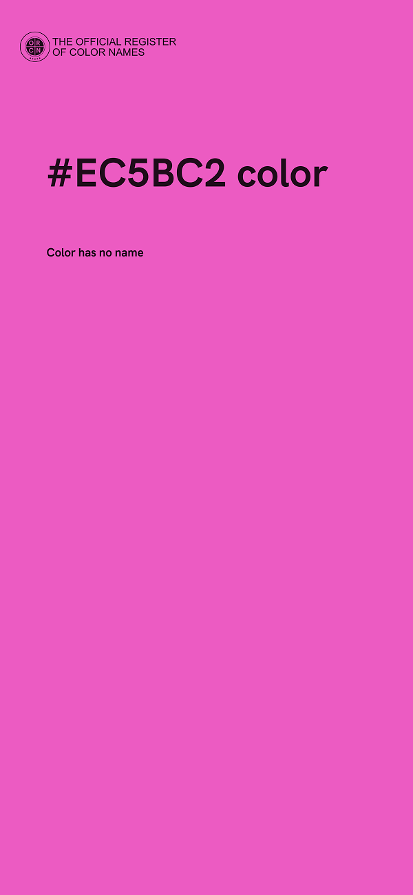 #EC5BC2 color image
