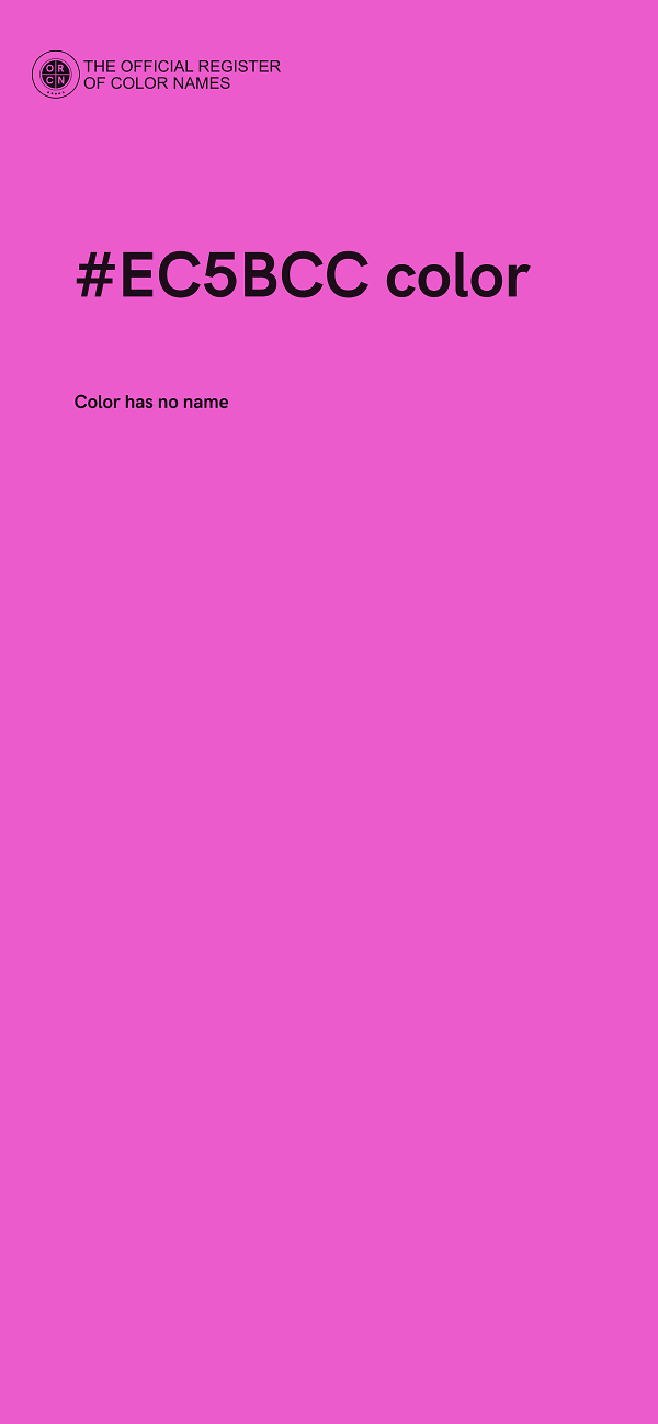 #EC5BCC color image
