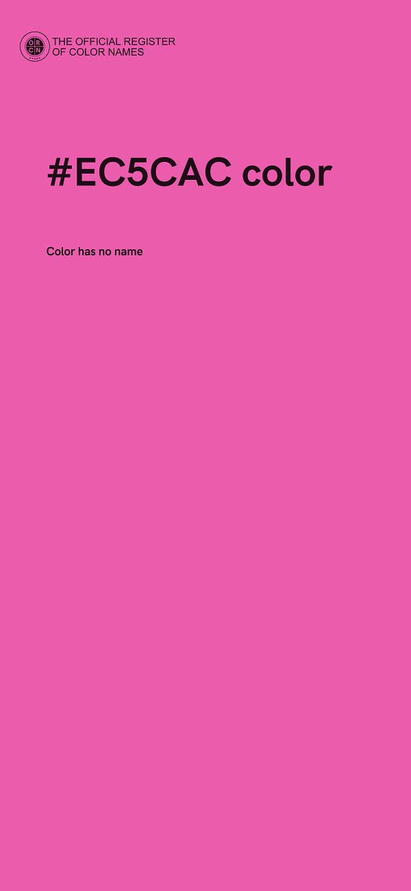 #EC5CAC color image