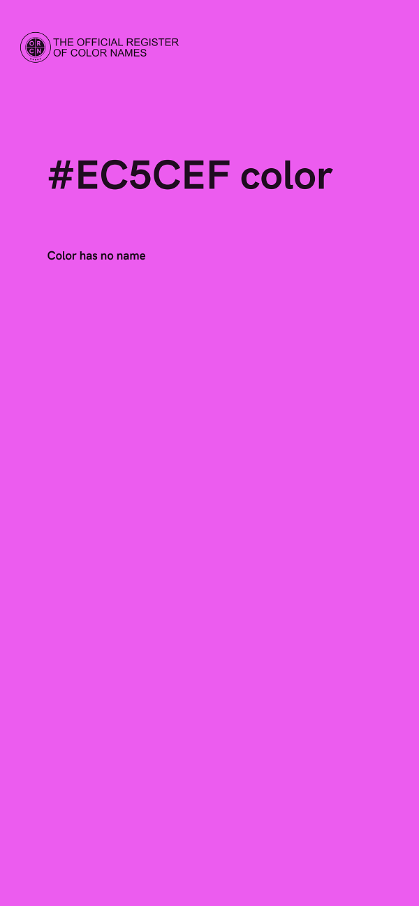 #EC5CEF color image