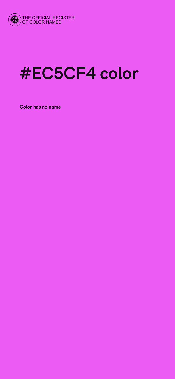#EC5CF4 color image