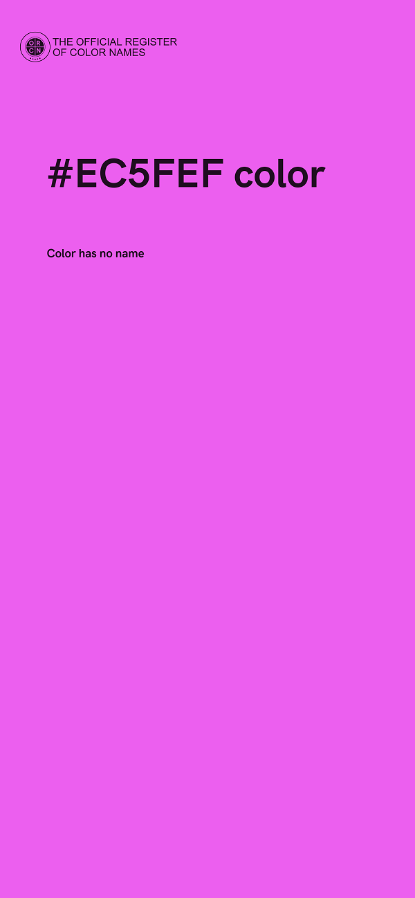 #EC5FEF color image