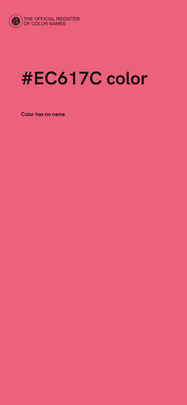 #EC617C color image