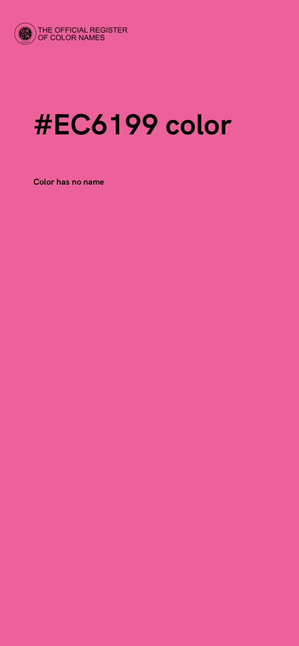 #EC6199 color image