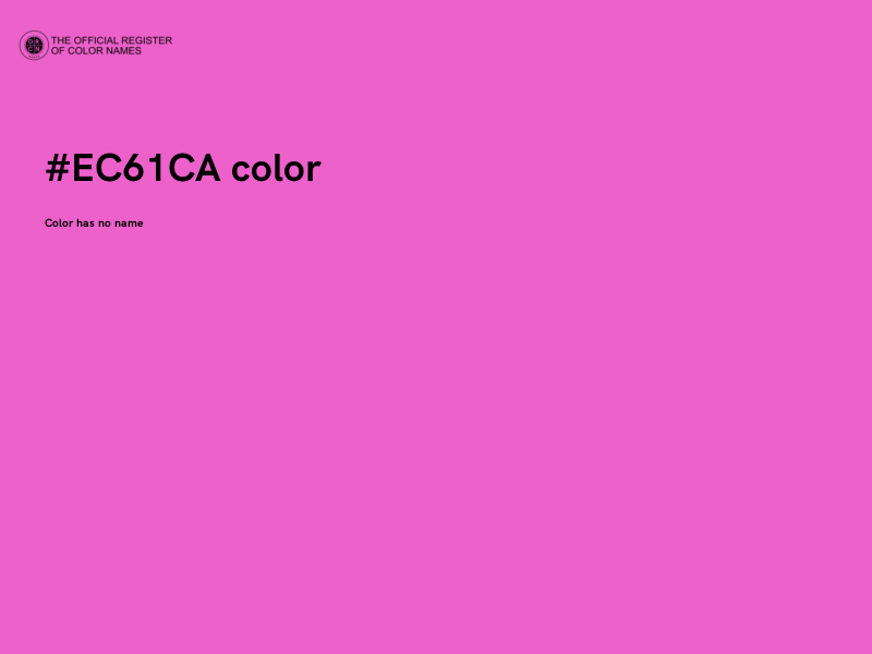 #EC61CA color image