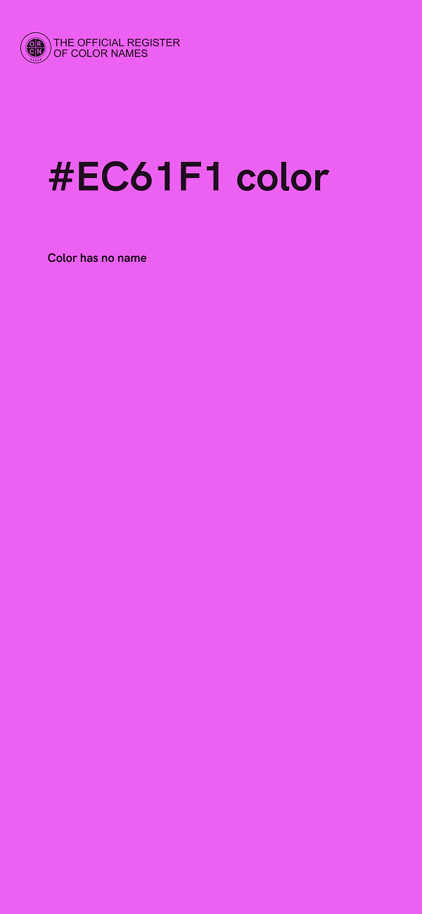 #EC61F1 color image