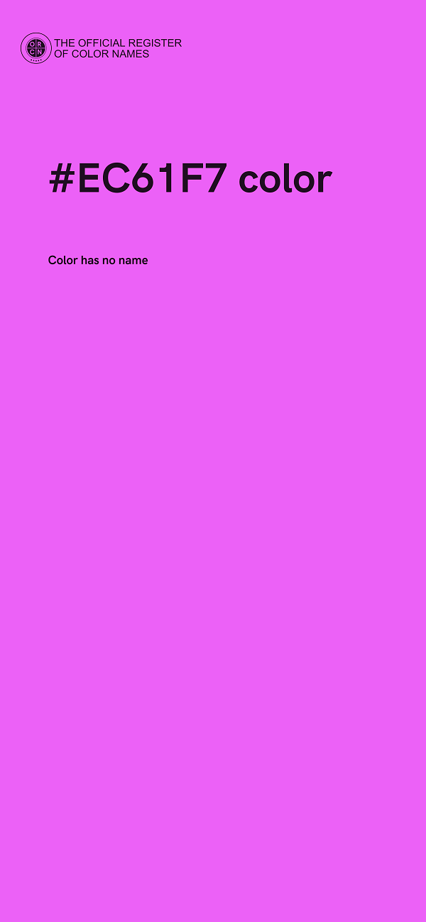 #EC61F7 color image