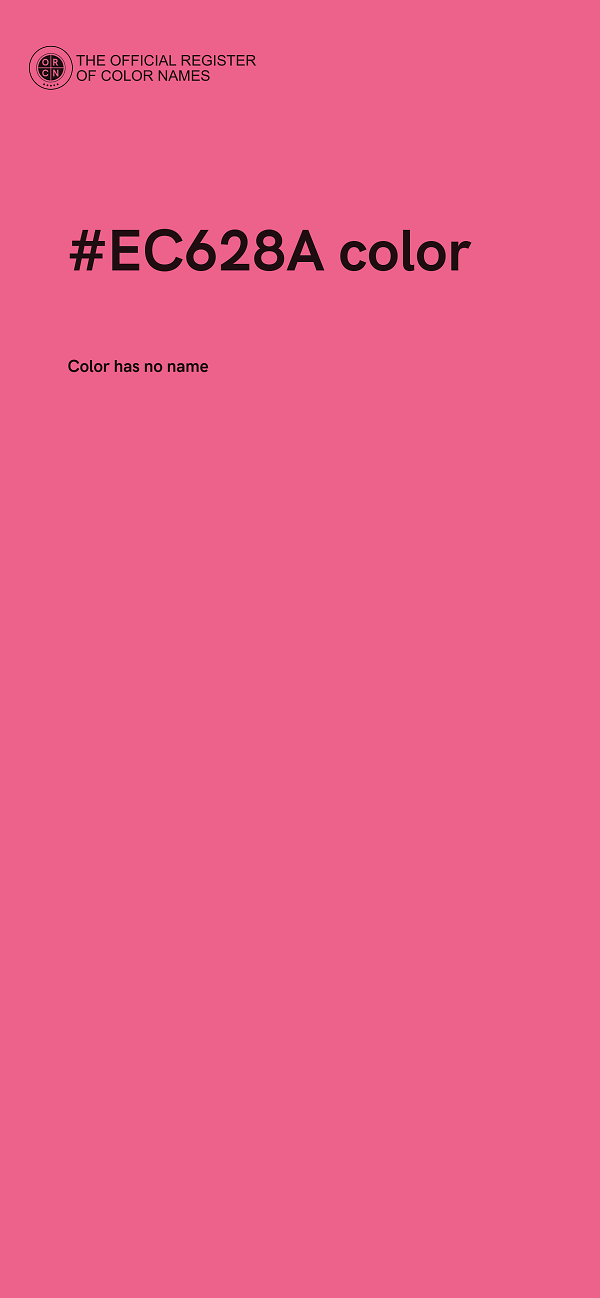 #EC628A color image