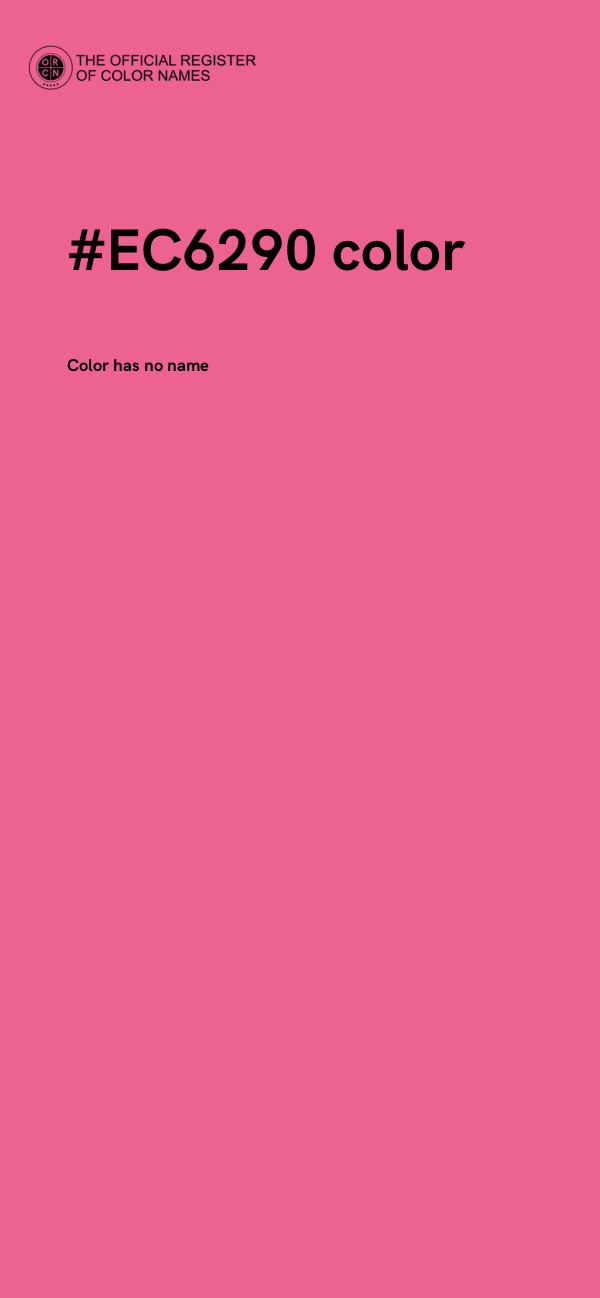 #EC6290 color image