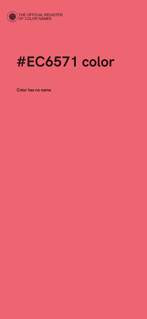 #EC6571 color image