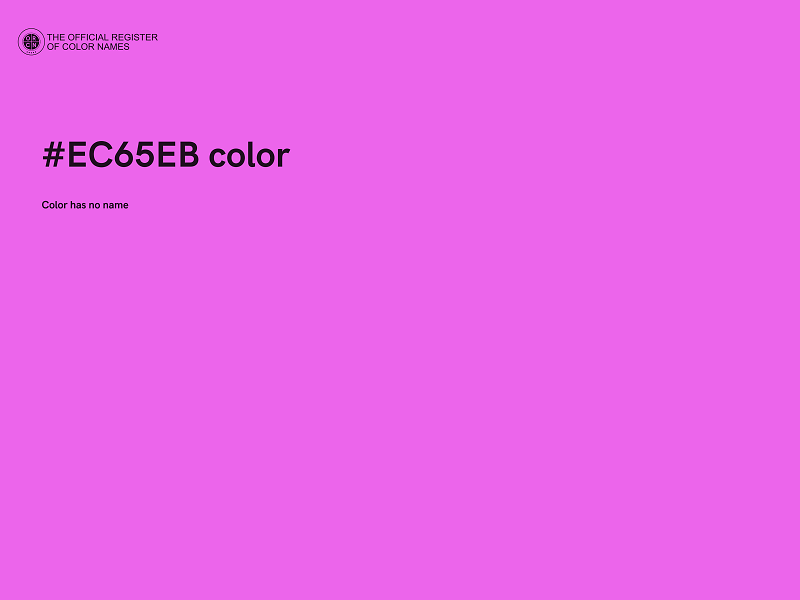 #EC65EB color image