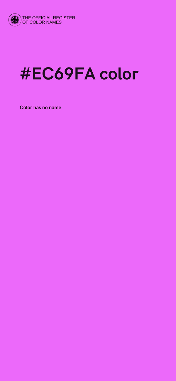 #EC69FA color image