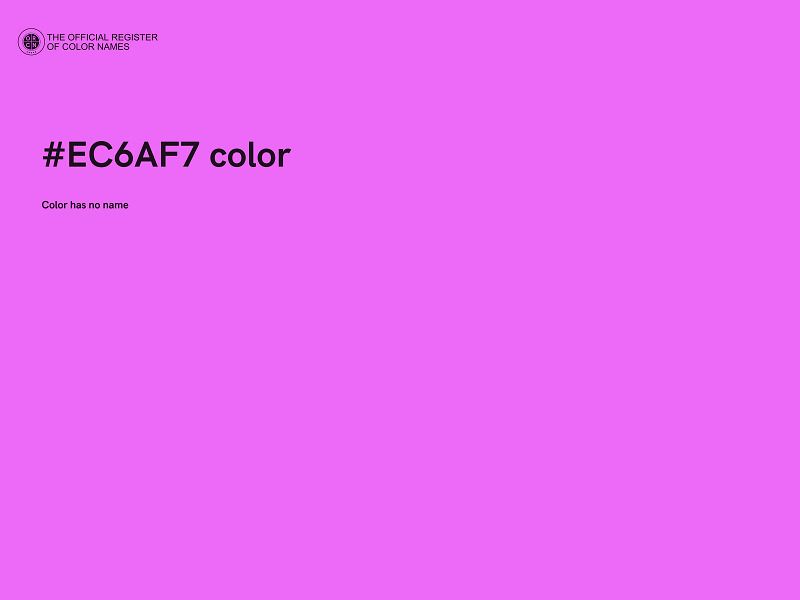 #EC6AF7 color image