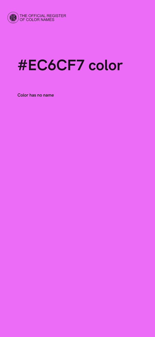 #EC6CF7 color image