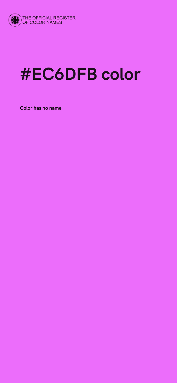 #EC6DFB color image