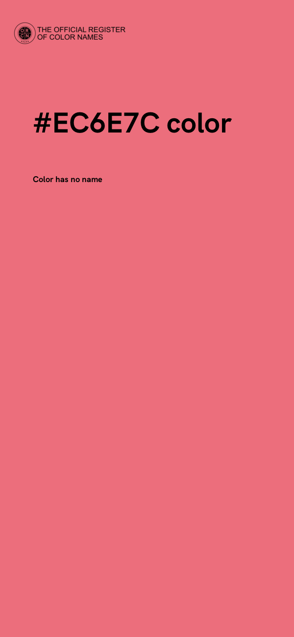#EC6E7C color image