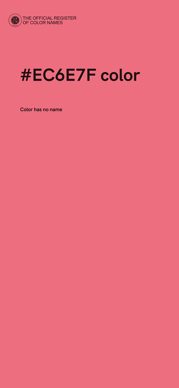 #EC6E7F color image