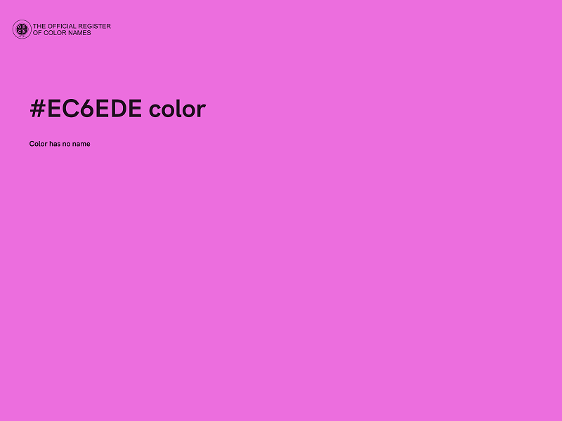 #EC6EDE color image