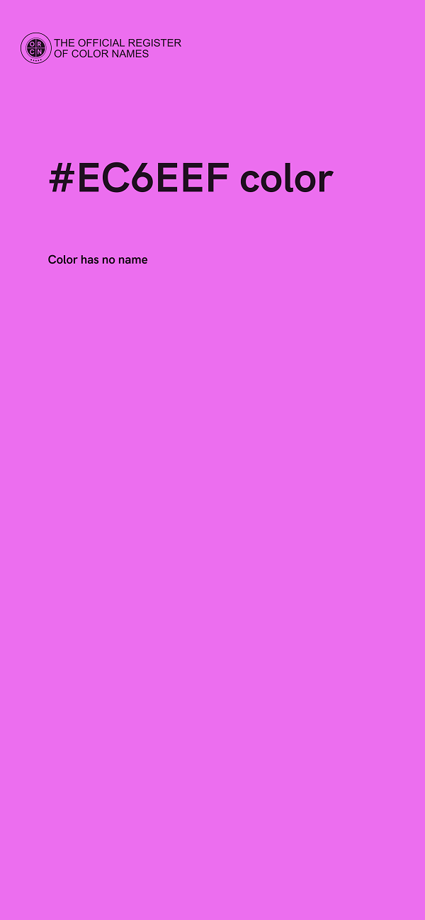 #EC6EEF color image