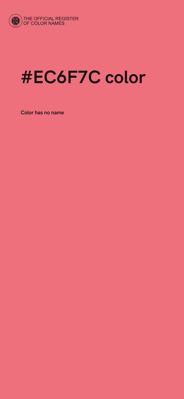#EC6F7C color image