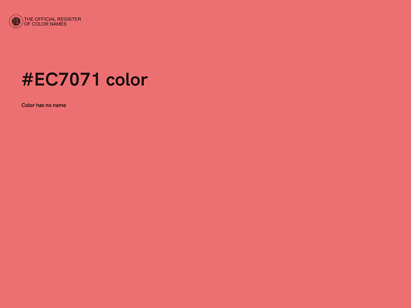 #EC7071 color image