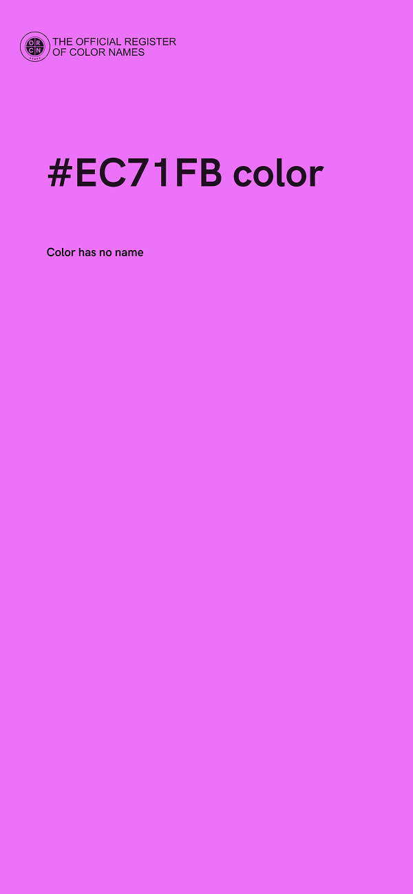 #EC71FB color image