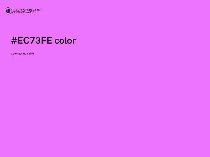 #EC73FE color image