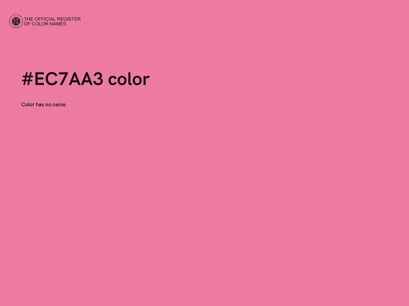 #EC7AA3 color image