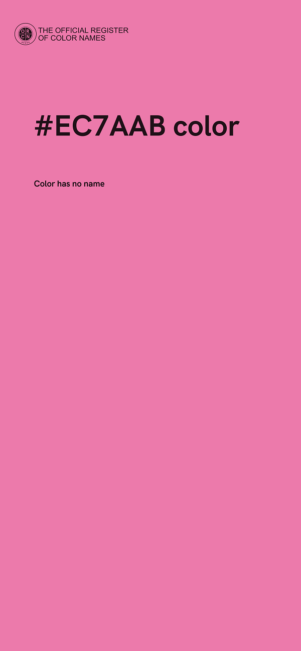 #EC7AAB color image