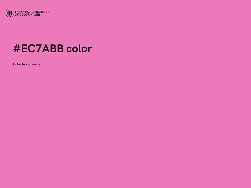 #EC7ABB color image