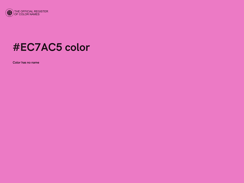 #EC7AC5 color image