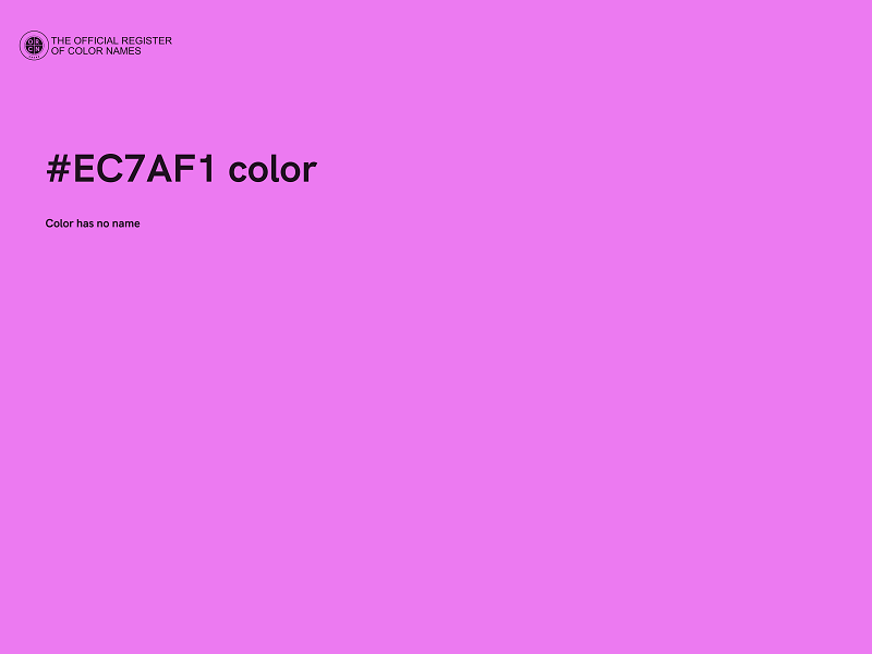 #EC7AF1 color image