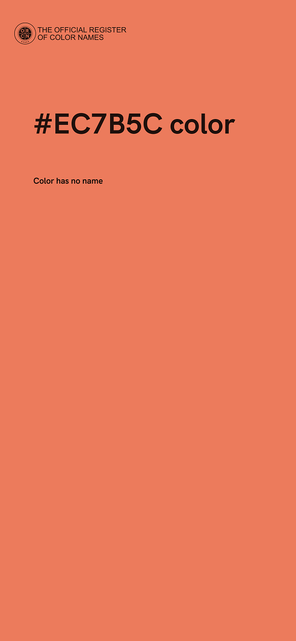 #EC7B5C color image