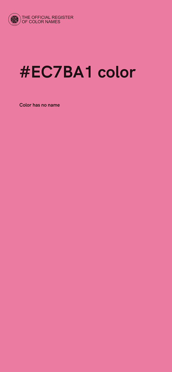 #EC7BA1 color image