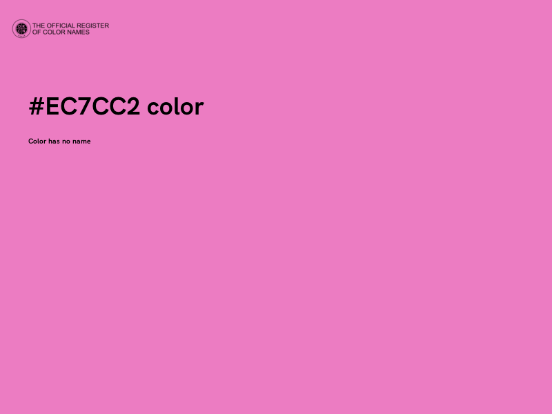 #EC7CC2 color image