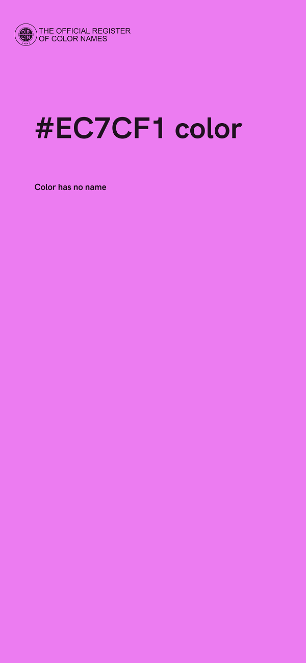 #EC7CF1 color image