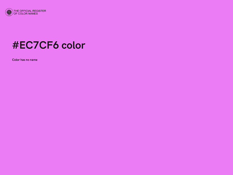 #EC7CF6 color image