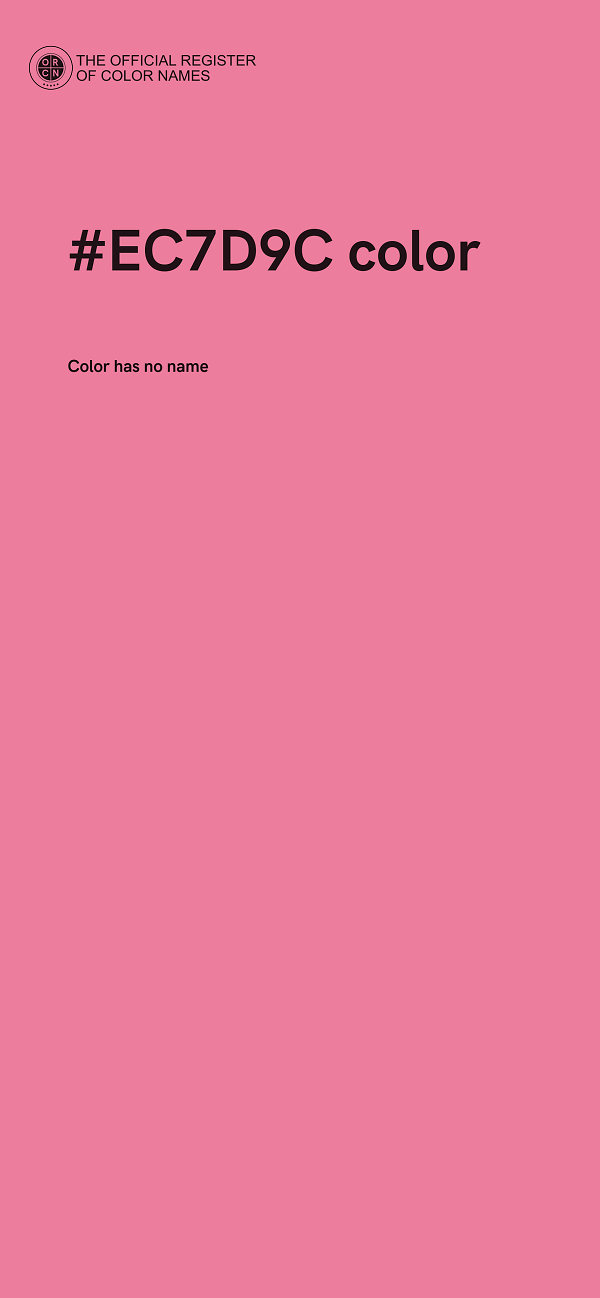 #EC7D9C color image