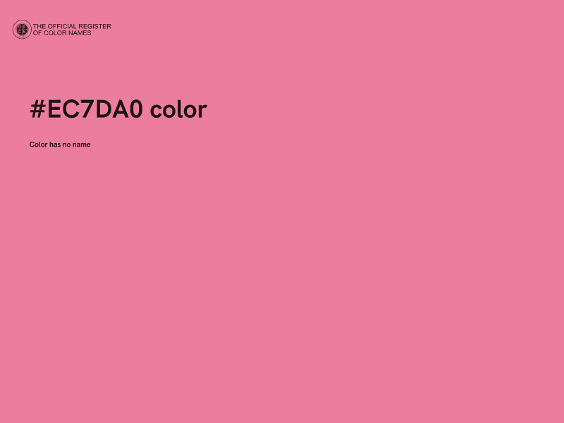 #EC7DA0 color image