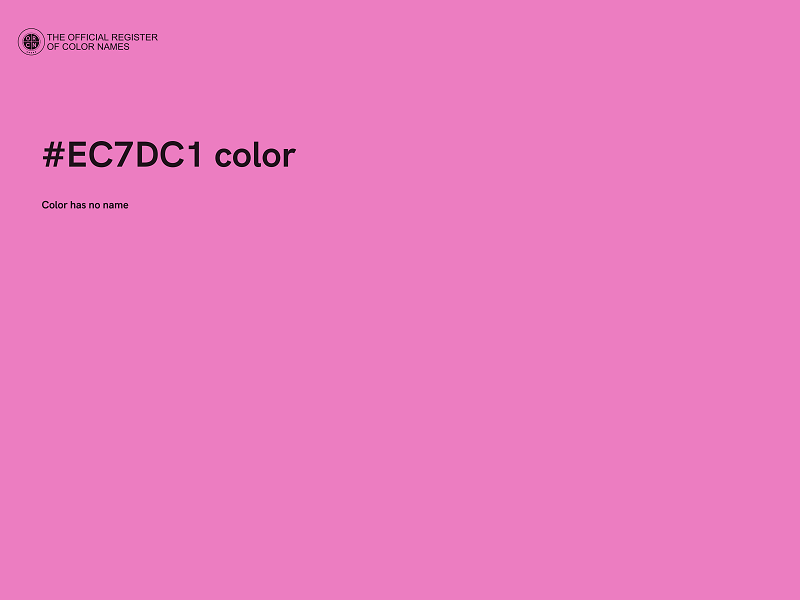 #EC7DC1 color image