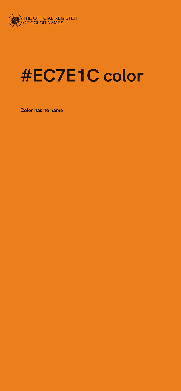 #EC7E1C color image