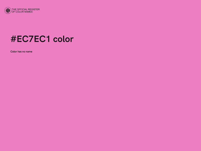 #EC7EC1 color image