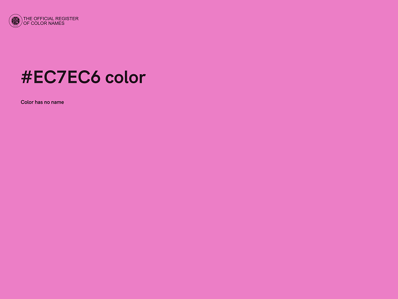 #EC7EC6 color image