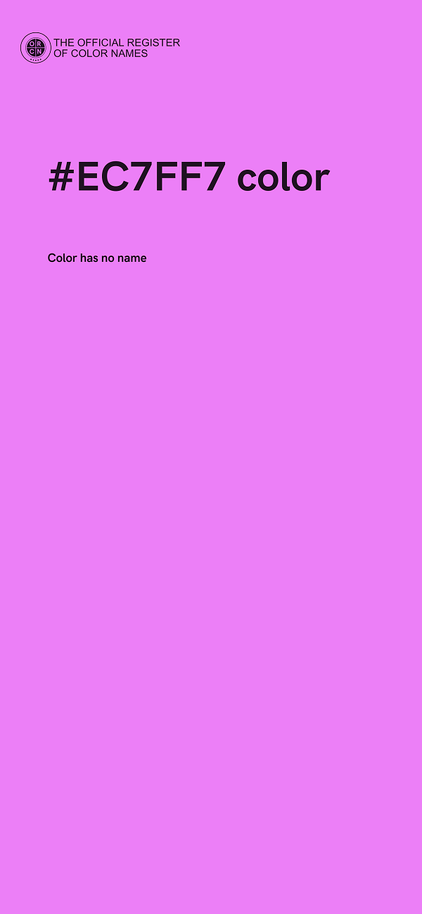 #EC7FF7 color image