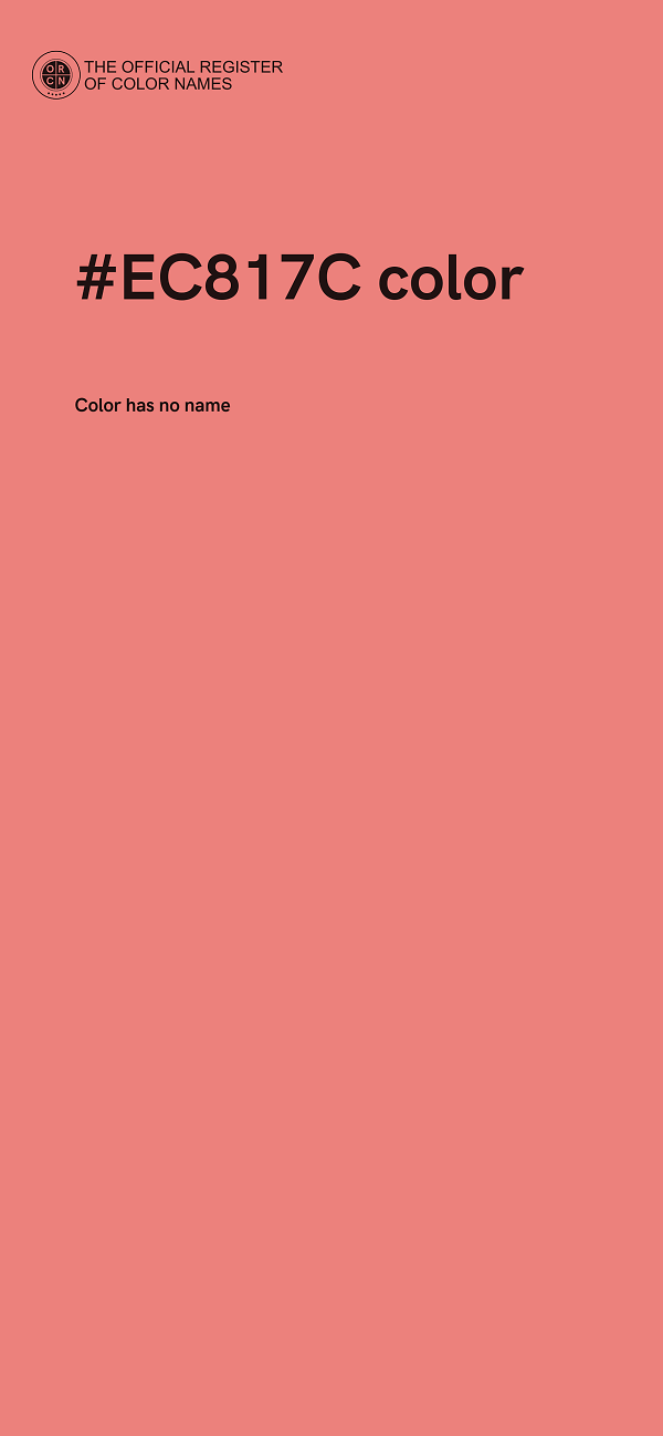 #EC817C color image