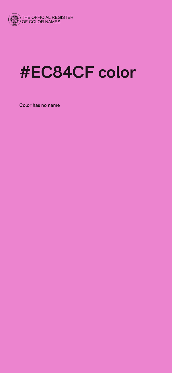 #EC84CF color image
