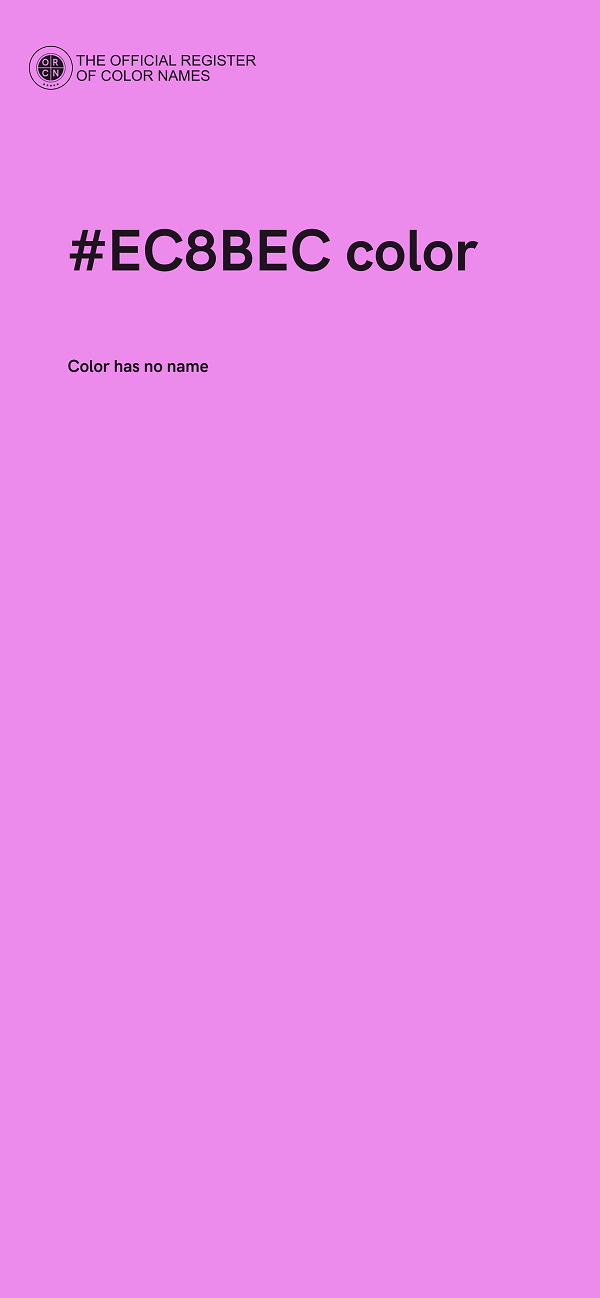 #EC8BEC color image